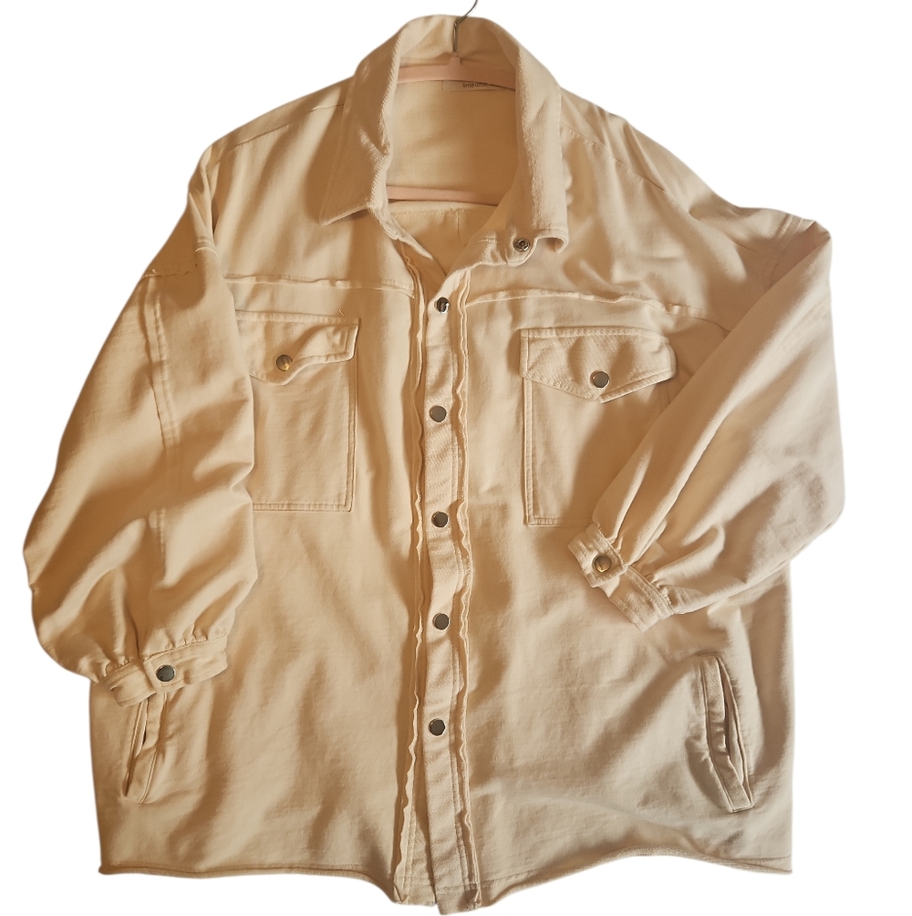 Women's Time After Time Cream Button‎ Down Shirt